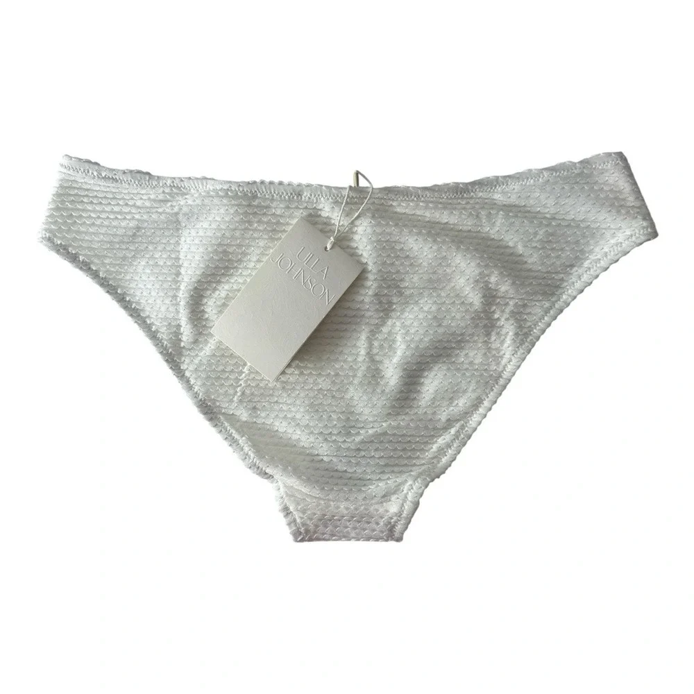 New ULLA Johnson Dani Bikini Bottom Women's Large Shell Beach Vacation MSRP $180